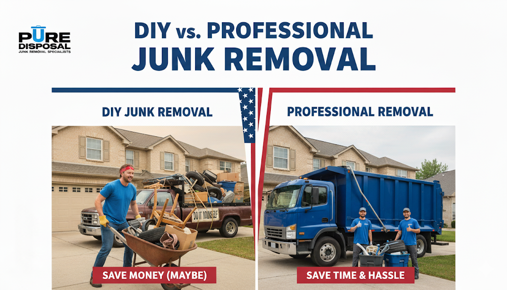 DIY vs Professional Junk Removal